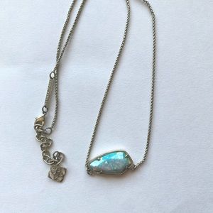 KENDRA SCOTT • Cami Necklace In Aqua Kyocera Opal